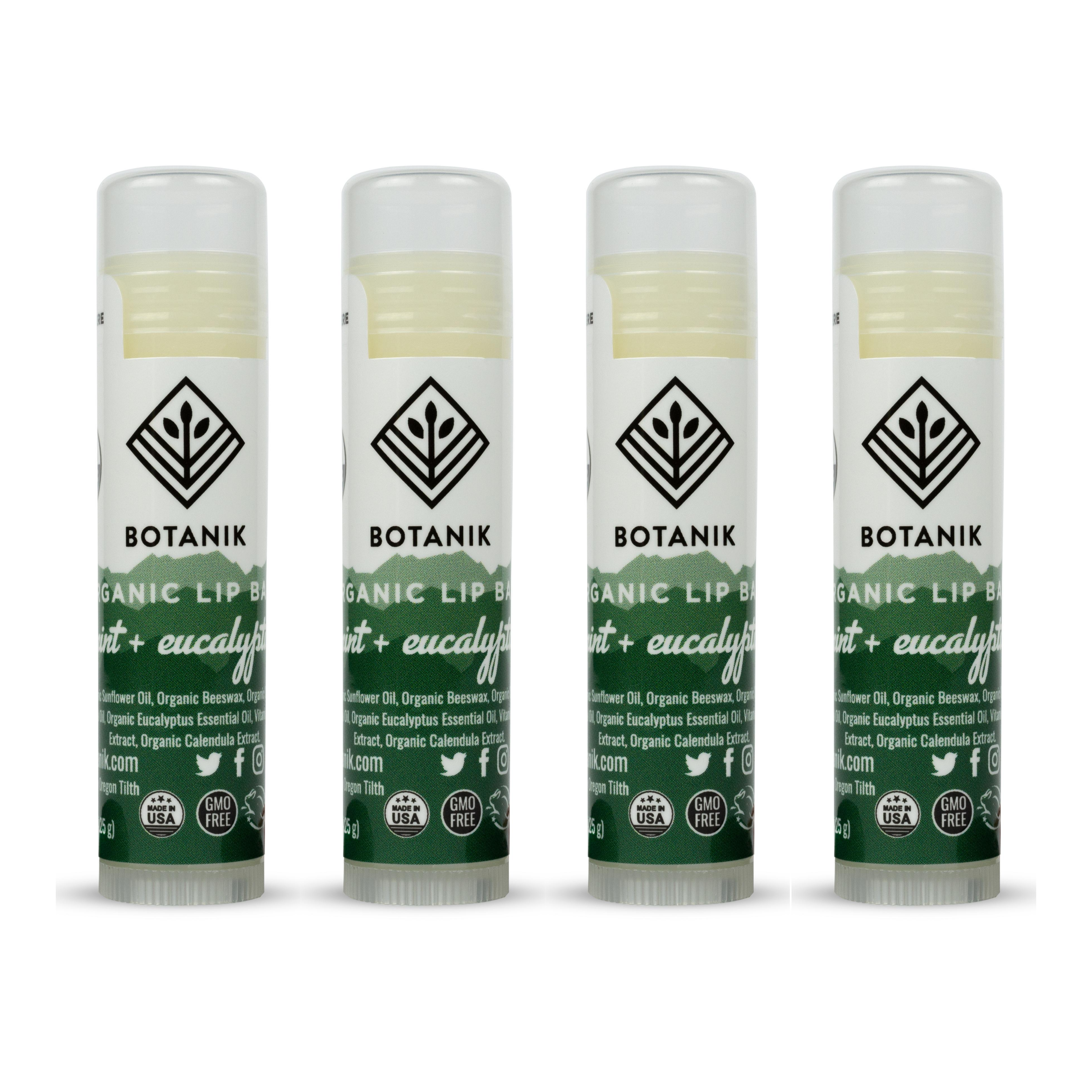 Organic Lip Balm - Mint + Eucalyptus