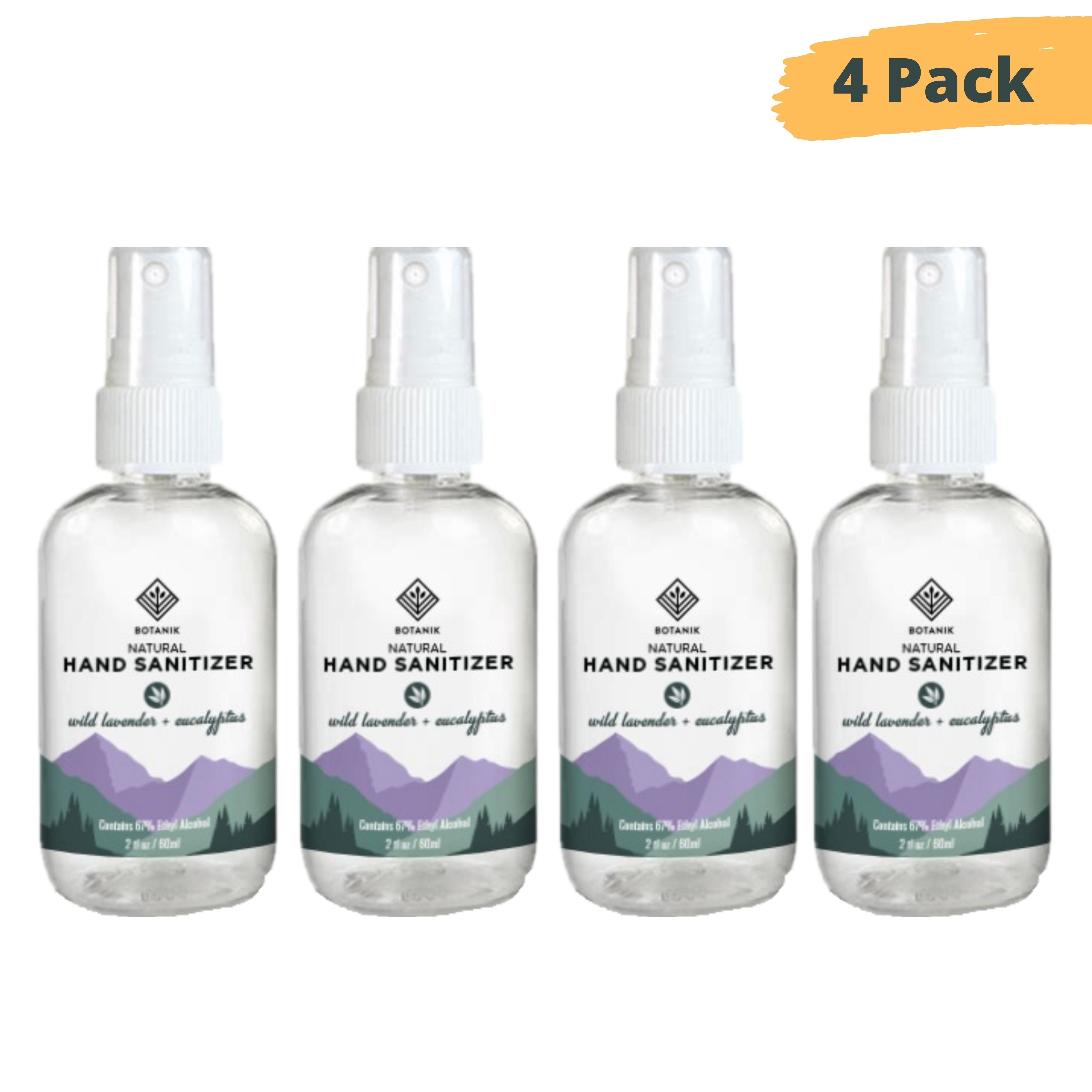 Natural Hand Sanitizer - Wild Lavender + Eucalyptus